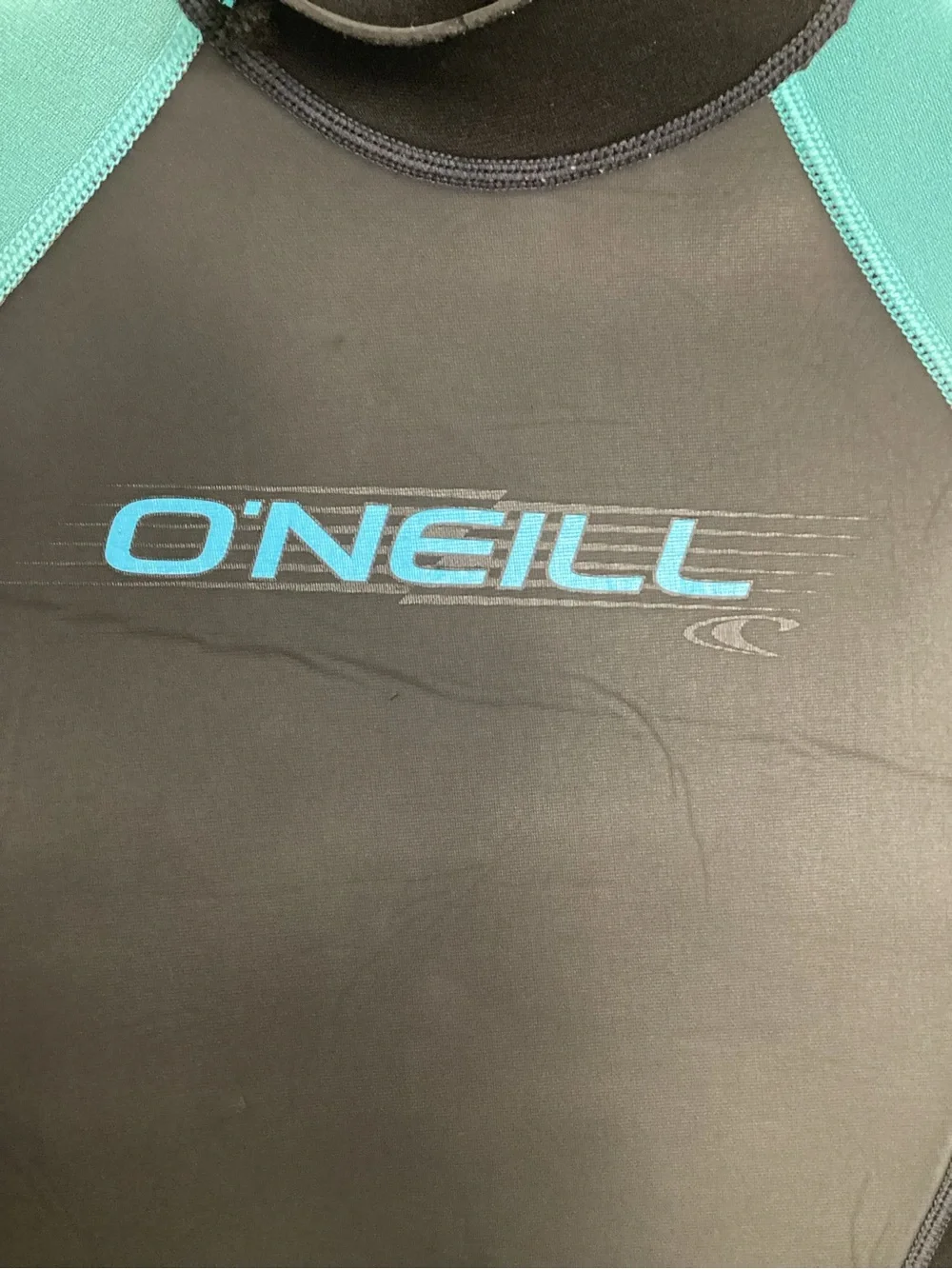 O'Neill Kids One-Piece Shorty Wetsuit in Teal, Black & Tan 10